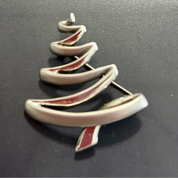 lSterling silver Christmas tree  brooch/ pin… Vintage - Picture 13 of 13